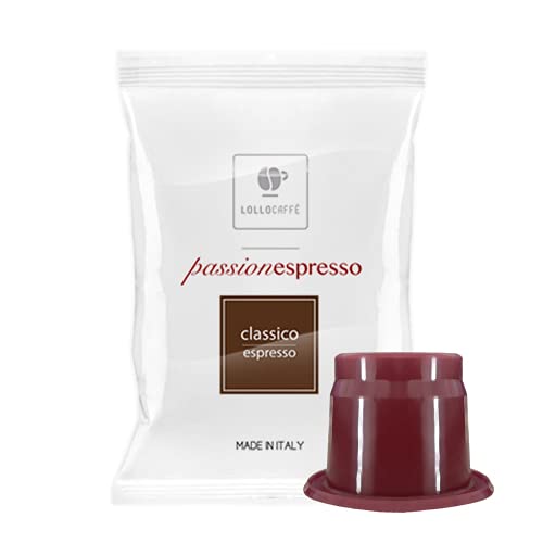 Lollo Caffè Passionespresso, Miscela Classica - 200 Capsule - Compatibili Con Le Macchine Ad Uso Domestico Nespresso®* (2 Confezioni Da 100)