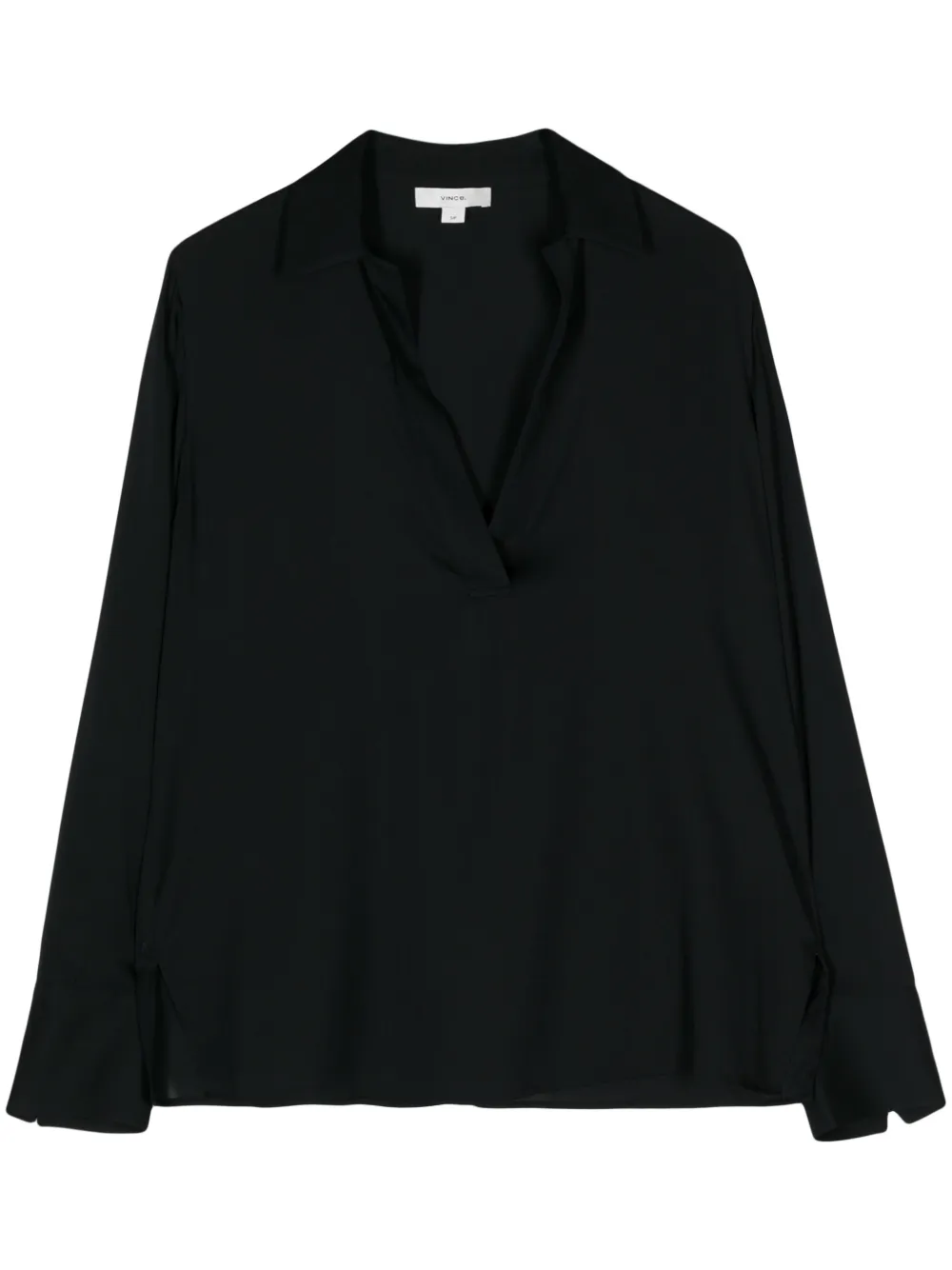 Vince silk v-neck blouse - Nero
