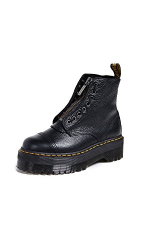 Dr. Martens, Bovver Boots Donna, Nero, 37 Eu