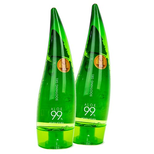 Holika Holika Confezione Di Gel Lenitivo Aloe Vera Al 99%, 2 X 250 Ml