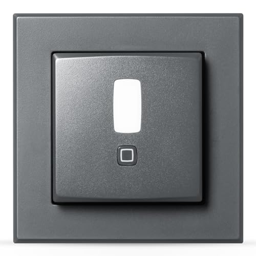 Homematic Ip Smart Home Rilevatore Di Movimento Per Telaio Da 55 – Interno, Antracite