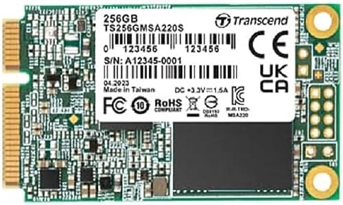 Transcend Ssd 128 Gb Msa220S Msata 3D Nand, Sata3