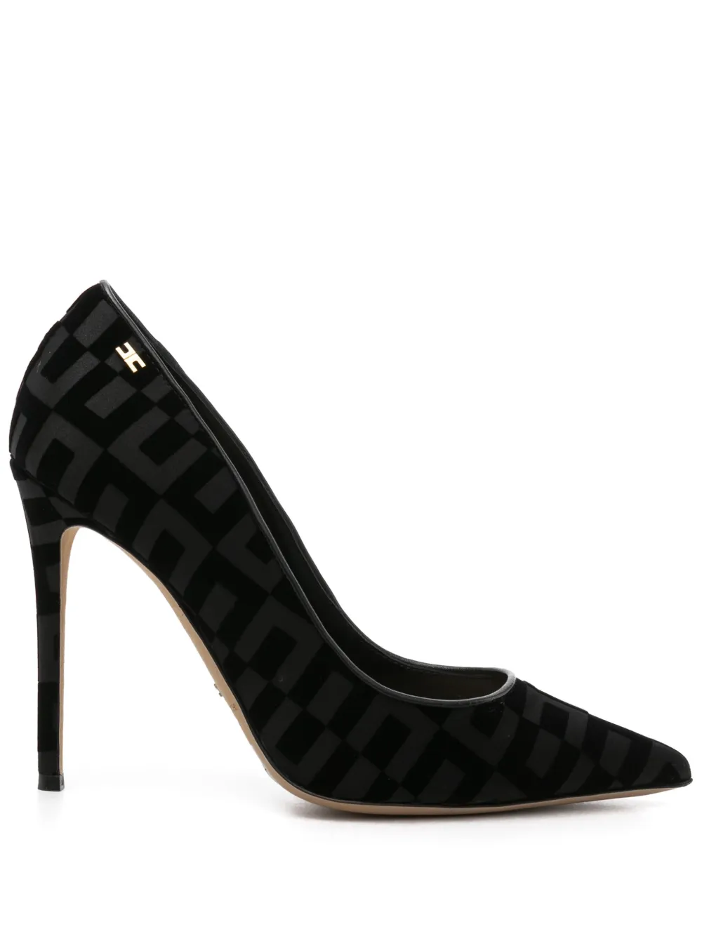 Elisabetta Franchi La Dame Décolleté 105mm pumps - Nero