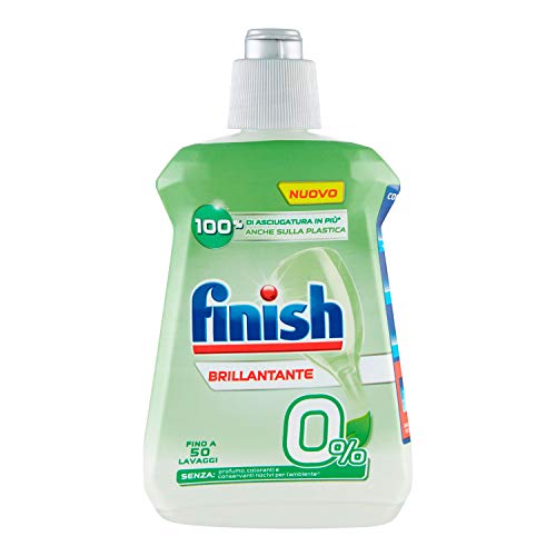 Finish Brillantante Lavastoviglie, Brillantante 0% 250 Ml