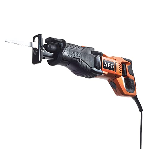 Aeg Us 900 Xe Sega Diritta 900 W, Lunghezza Corsa 19Mm, Velocità 0-3500 Corse/Min, Con Impugnatura Softgrip, 2 Lame Incluse