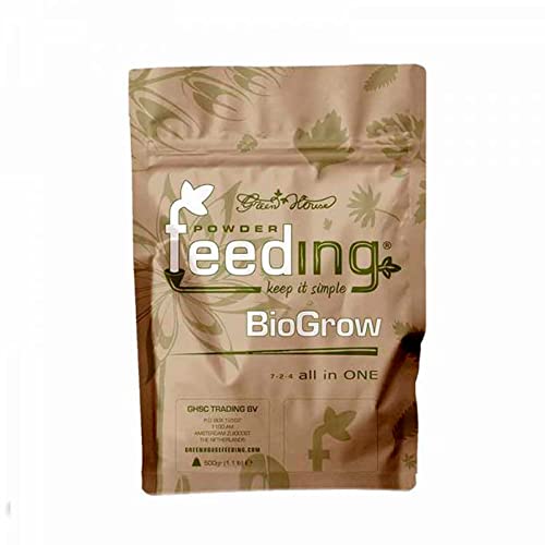 Green House Powder Feeding Biogrow - Additivo Minerale In Polvere, 500 G