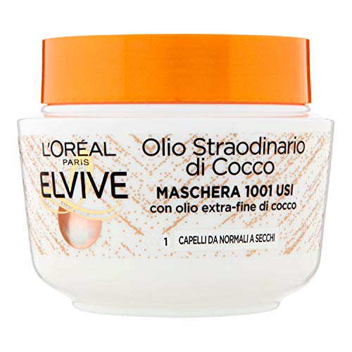 Elvive Maschera Capelli Cocco, 300Ml