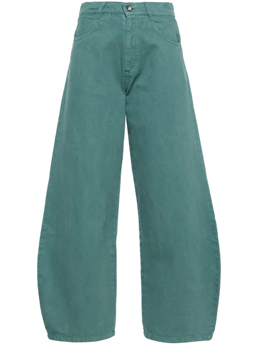 Henrik Vibskov Pipette mid-rise wide-leg jeans - Verde