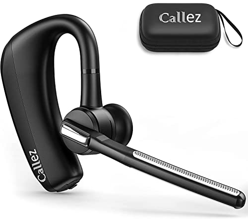 Auricolare Bluetooth Con Doppio Microfono Cvc8.0 Cancellazione Del Rumore, Auricolari Bluetooth Singolo V5.0 Cuffie Wireless Compatibile Con Iphone Sa