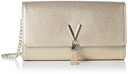 Valentino By Mario Divina - Pochette Da Giorno Donna, Oro, 4.5X12X27 Cm (B X H T)