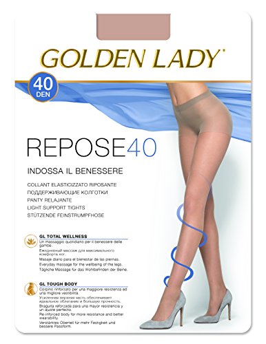 Golden Lady Collant Repose 40 Denari Taglia 5 Colore Fumo