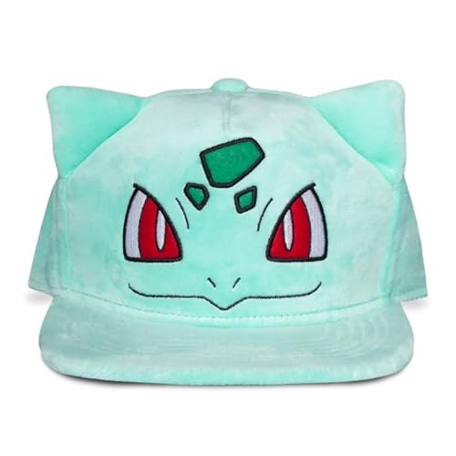 Difuzed Pokemon-Casquette Bulbizarre, Multicolor, L Unisex-Adulto