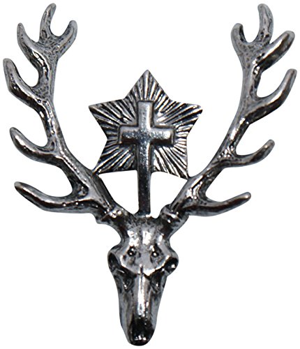 Spilla Per Cappelli Hubertus, Cervo Per Cappello, Segno Di Caccia, Distintivo, Spilla Cacciatore, Spilla Per Il Cappello Tradizionale Da Caccia, Testa