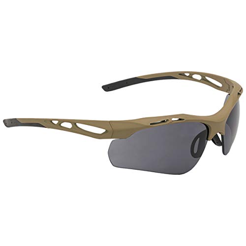 Swiss Eye Attac Sunglasses - Smoke + Arancione + Clear Lens/Rubber Coyote Frame