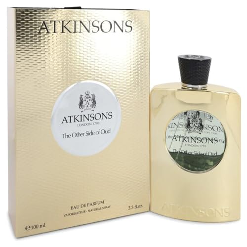 Atkinsons, The Other Side Of Oud, Eau De Parfum, Man, 100 Ml. Occhiali, Oro Lucido, Taglia Unica Donna