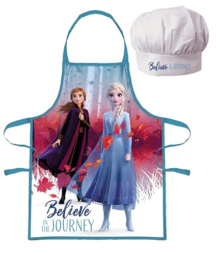 Kidslicensing Wd21501 Grembiule, Azul, Mediano Bambina