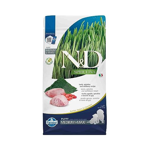 Farmina Nd Dog Puppy Spirulina Medium Maxi Agnello 2 Kg