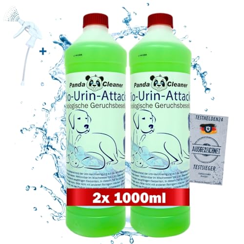 Pandacleaner® Bio-Urin Attack Odour Remover/Smell Neutralizzare - 2000Ml Concentrato - Eliminazione Biologica Degli Odori Animali