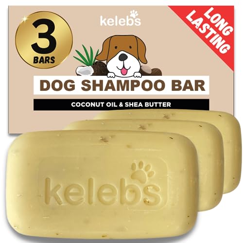 Kelebs Shampoo Per Cani Pelo Lungo E Corto | Shampoo Per Cani | Combatte La Perdita Dei Peli | Deshedding | Con Olio Di Cocco E Burro Di Karité Per Pe