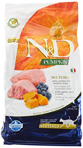 N&D Pumpkin Cat Lamb & Blueberry Neutered Adult 5 Kg