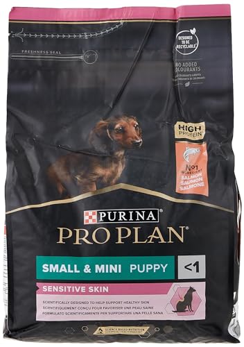 Cibo Secco Per Cani Small&Mini Puppy Sensitive Skin Optiderma 4 Unità 3000 Gr