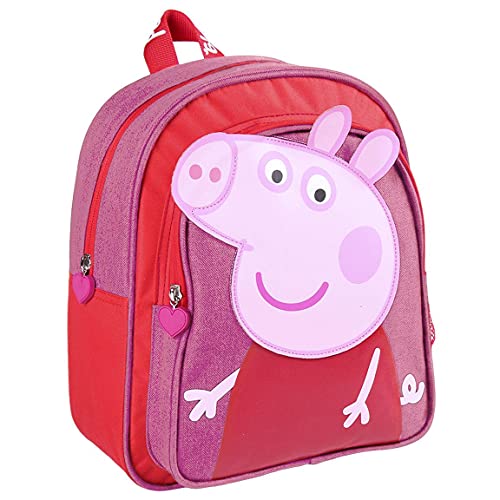 Cerdá Life'S Little Moments, Mochila Infantil Peppa Pig-Licencia Oficial Nickelodeon Niñas, Rosa, Taglia Unica
