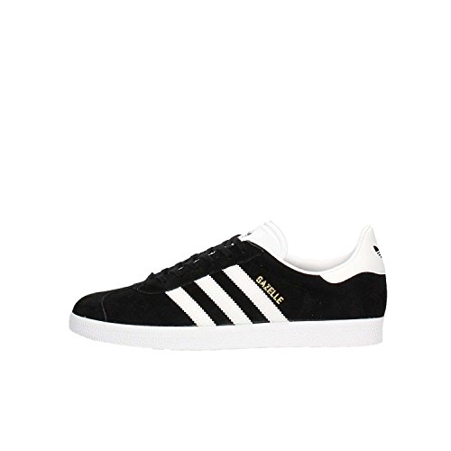Adidas Gazelle, Scarpe Da Ginnastica Unisex - Adulto, Nero Core Black White Gold Met, 46 Eu