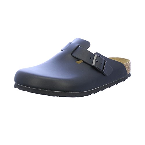 Birkenstock Boston Nl Schwarz, Sabot Donna, Nero, 39 Eu