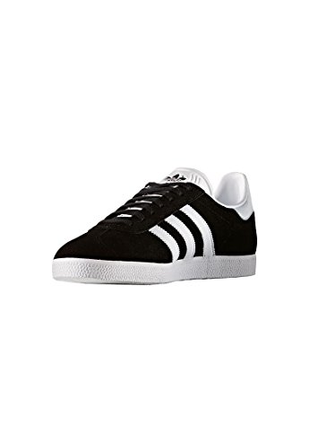 Adidas Gazelle, Scarpe Da Ginnastica Unisex - Adulto, Nero Core Black White Gold Met, 42 Eu