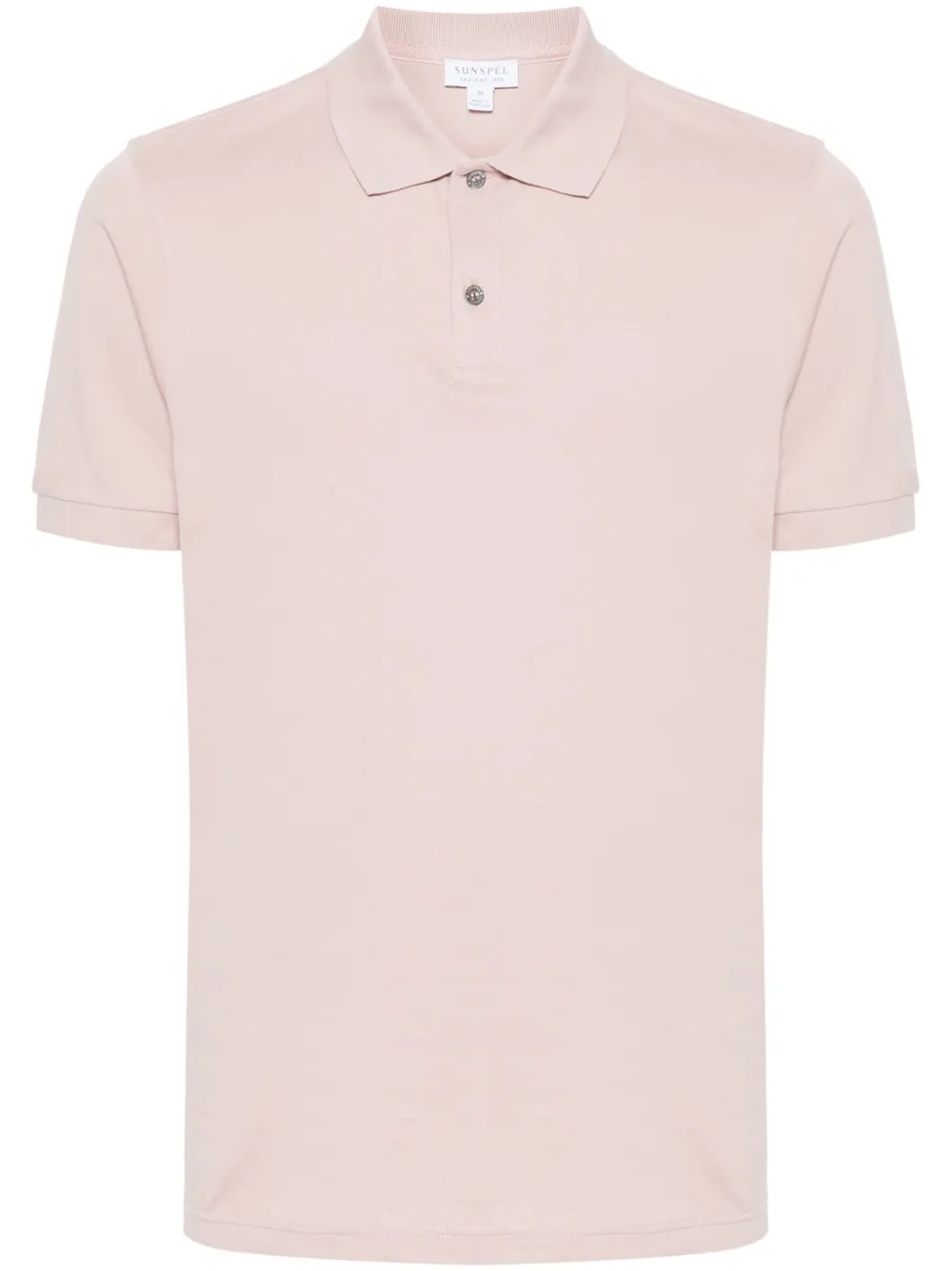 Sunspel short-sleeve cotton polo shirt - Rosa