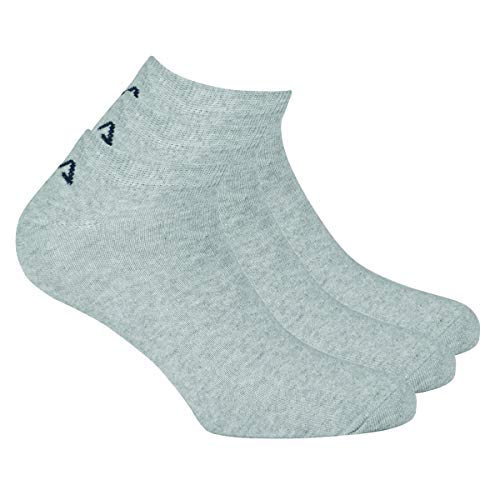 Fila 3 Paia Di Calzini Invisible Sneaker Socks Calze Unisex 35-46 - Colori Multipli: Colour: Grey | Size: 39-42