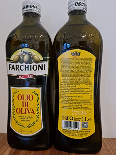 3X Farchioni Olio Di Oliva Olio Di Oliva Bottiglia In Vetro 1Lt