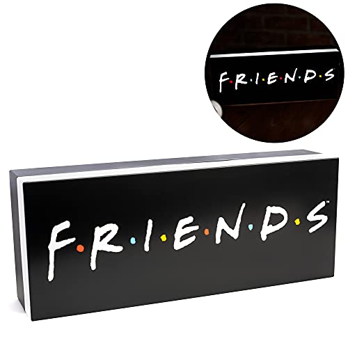 Paladone Friends Logo Light - Officially Licensed Friends Tv Show - Usb Or Battery Powered Décor, Black And White