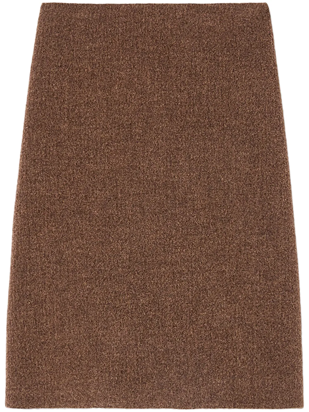 Jil Sander A-line midi skirt - Marrone