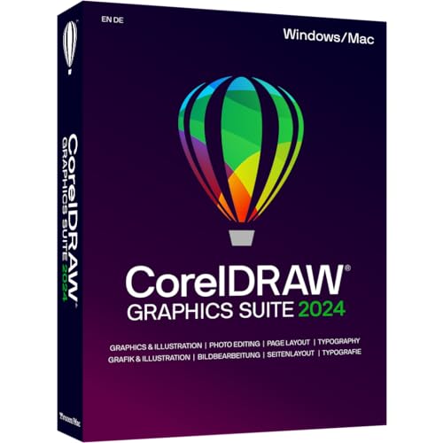Corel Draw Graphics Suite 2024, Pc Key Card, Perpetual Win/Mac, Minibox (Cdgs2024Mlmbeu)