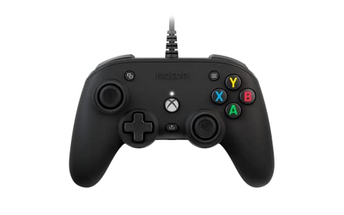 Nacon Pro Compact Controller Designed For Xbox: Wired, Programmabile, Ergonomico, 3D Sound Controller Licenza Ufficiale Per Xbox Series X|S, Xbox One