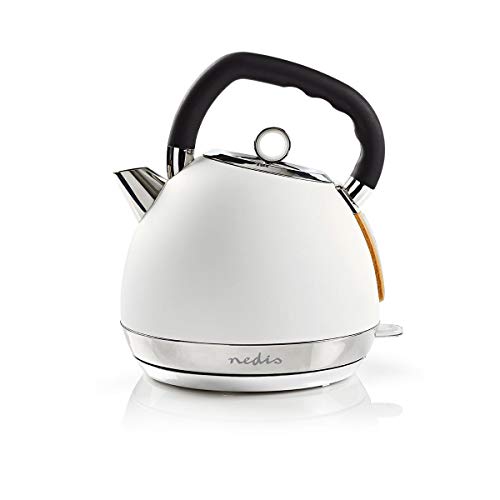 Nedis Bollitore Elettrico Bollitore Elettrico Elettrico - 1,8 L - Filtro Antical - Protezione Contro Il Funzionamento In Seco - Morbido Al Tatto - Ros