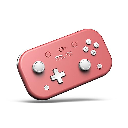 8Bitdo Gamepad Lite 2 Pink, Ret00299 Compatible Con Nintendo Switch, Multicolore