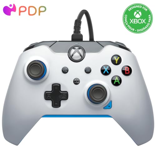 Pdp Cablato Controllore Ion Bianco Per Xbox Series X E S, Gamepad, Cablato Video Game Controllore, Gaming Controllore, Xbox One, Xbox Series X