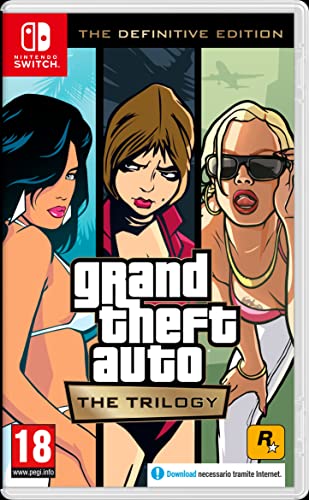 Grand Theft Auto: The Trilogy – The Definitive Edition - Videogioco Nintendo - Ed. Italiana - Versione Su Scheda