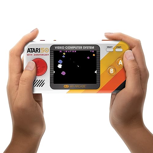 My Arcade Dgunl-7015 Atari Pocket Player Pro Handheld Portable Gaming System 100 Games