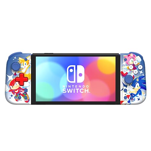 Hori Split Pad Compact (Sonic) Controller Ergonomico Portatile Per Nintendo Switch E Oled - Licenza Ufficiale Nintendo