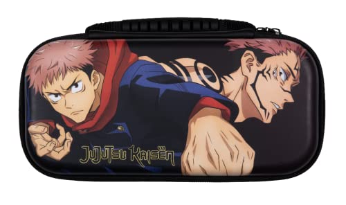 Custodia Protettiva E Da Trasporto Konix Jujutsu Kaisen Per Sistemi Nintendo Switch, Switch Lite E Switch Oled - 8 Game Storage - Nera
