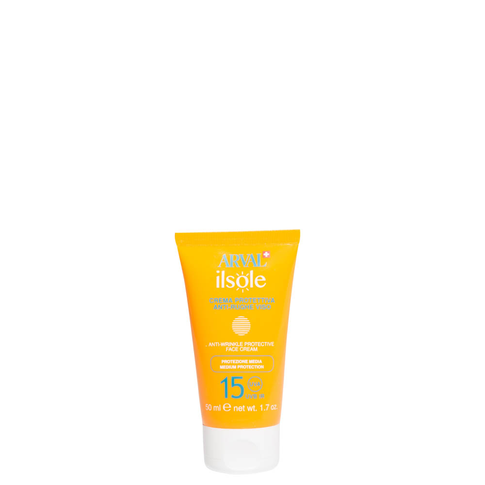 Crema Protettiva Anti-Rughe Viso Spf15 Crema Anti-Rughe 50 ml Arval