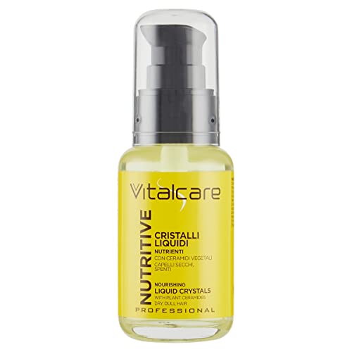 Vitalcare | Nutritive - Cristalli Liquidi Per Capelli, Cristalli Nutrienti E Ristrutturanti, Per Capelli Secchi E Spenti, Con Ceramidi Vegetali, 50 Ml