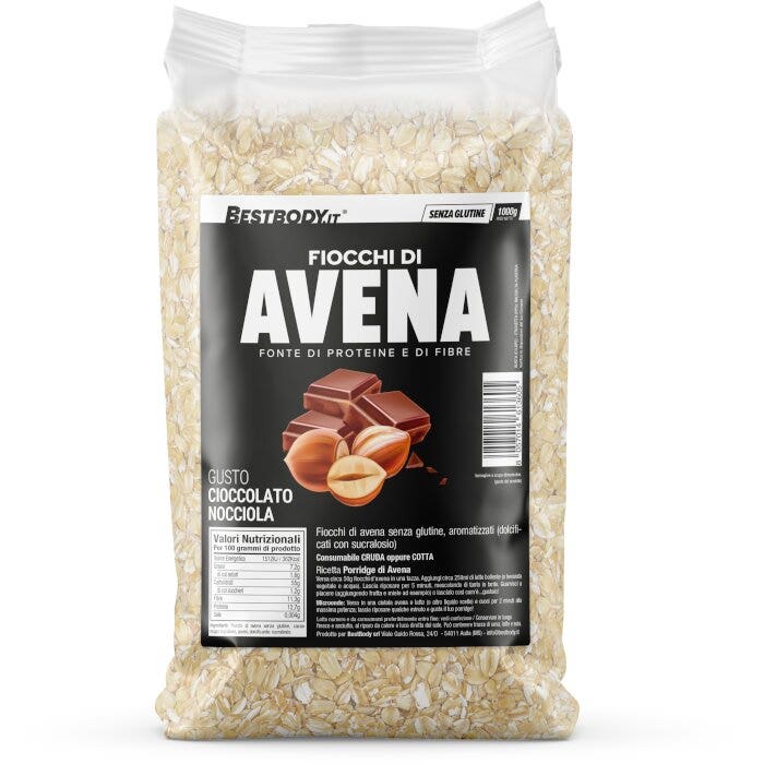 BestBody Fiocchi di Avena Cioccolato Nocciola 1Kg