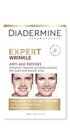 Diadermine - Expert Rides - Patchs Antirughe Per Viso - 12 Cerotti