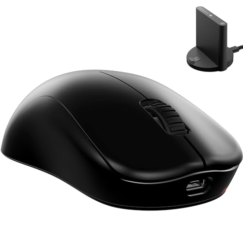 Benq Zowie U2 Wireless Mouse Da Gioco Per Gli Sport,Ricevitore Potenziato, 60 G Di Peso, Sensore Da 3200 Dpi, 5 Pulsanti, 70 Ore Di Durata Della Batte