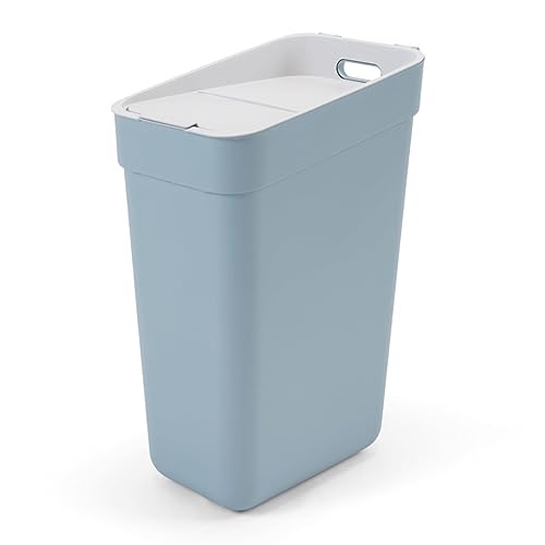 Curver Keter Pattumiera Da 30 Litri Per La Raccolta Differenziata Ready To Collect, Con Supporto A Parete, Ideale La Cucina, 100% Riciclato, Grigio