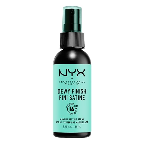 Nyx Professional Makeup Setting Spray, Formula Leggera A Lunga Tenuta, Finish Dewy, 60 Ml